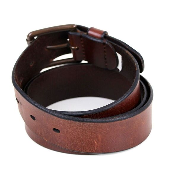 DOCKERS BROWN GENUINE LEATHER 1 3/8"Wd CASUAL DRESS MEN'S BELT Sz 38/95 (G69 - Picture 4 of 14